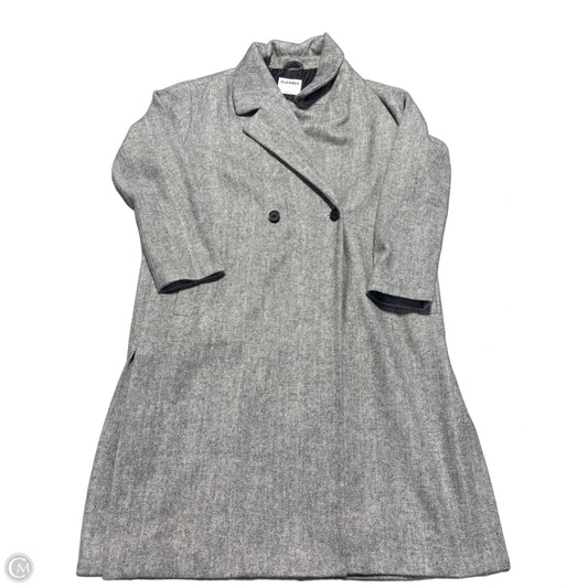 Coat Trench Coat By Old Navy In Grey, Size: L