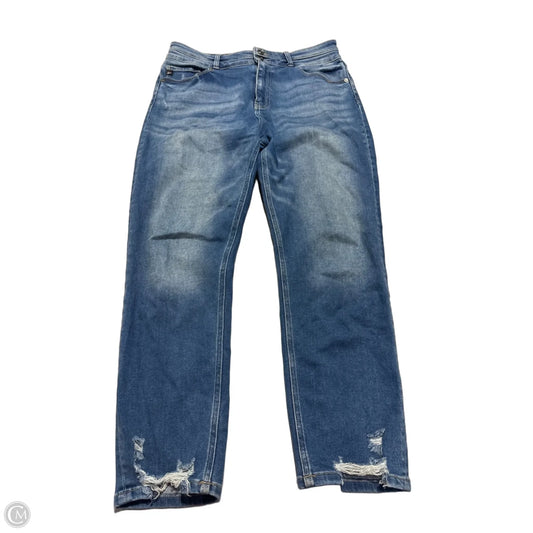 Jeans Straight By Kancan In Blue Denim, Size: 12