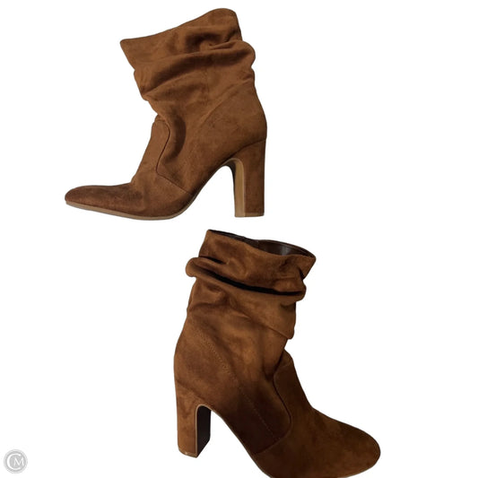Boots Ankle Heels By Jessica Simpson In Brown, Size: 9