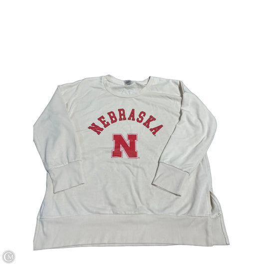 Top Long Sleeve By Gameday Couture In Cream, Size: Xl