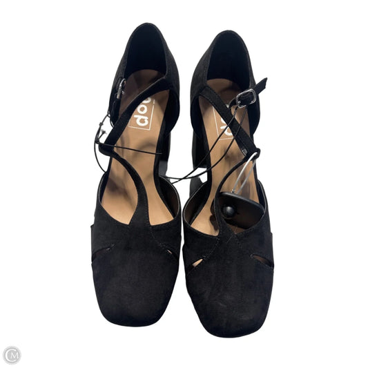 Shoes Heels Block By Pop In Black, Size: 11