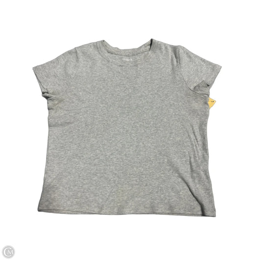 Top Short Sleeve Basic By Hollister In Grey, Size: M