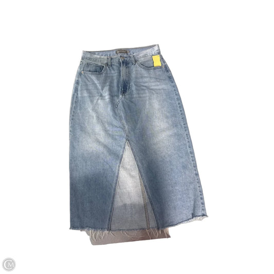 Skirt Midi By Just Usa In Blue Denim, Size: L
