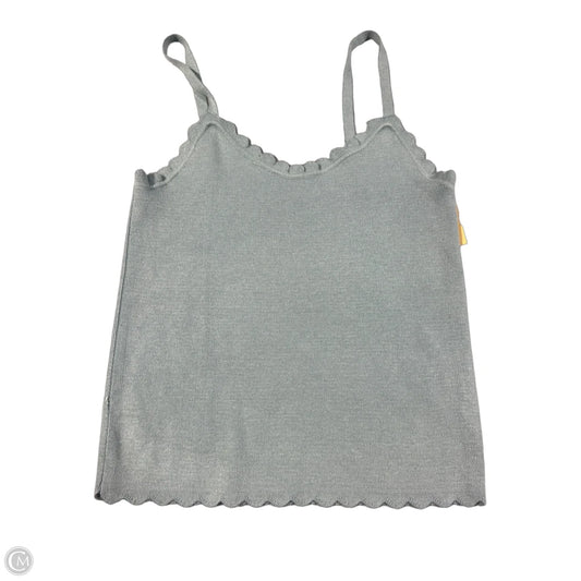 Tank Top By Mine In Aqua, Size: L