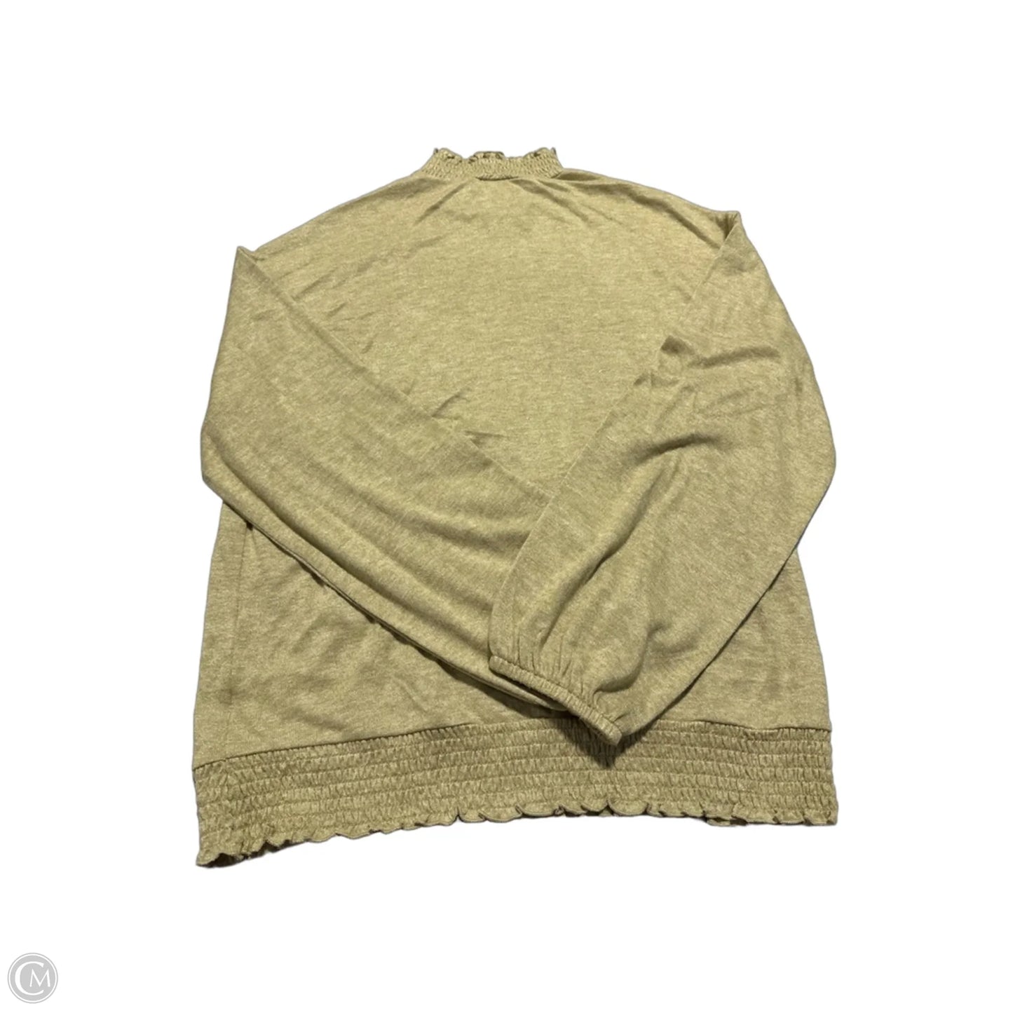 Top Long Sleeve By A New Day In Green, Size: L