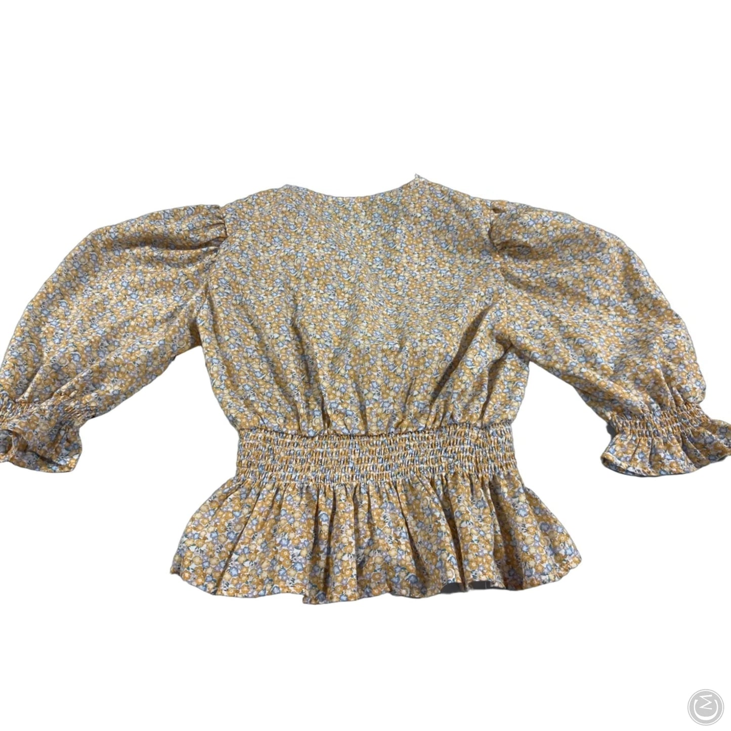 Top 3/4 Sleeve By Hyfve In Floral Print, Size: M