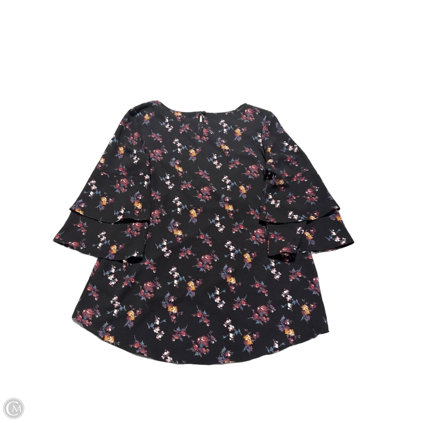 Top 3/4 Sleeve By Apt 9 In Floral Print, Size: L