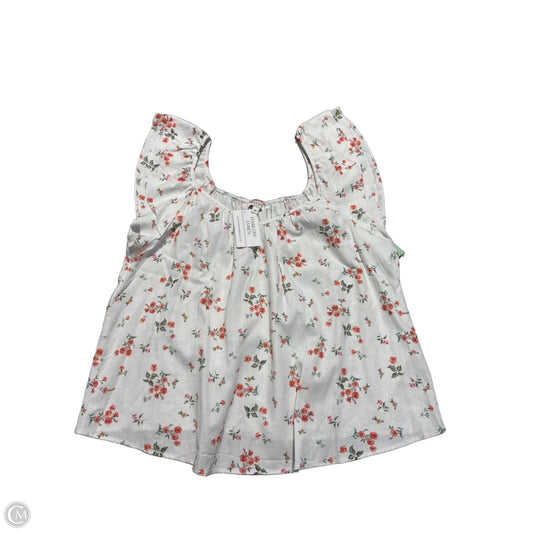 Top Short Sleeve By Andree By Unit In Floral Print, Size: 1x