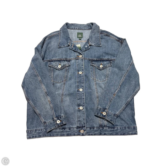 Jacket Denim By Wild Fable In Blue Denim, Size: Xxl