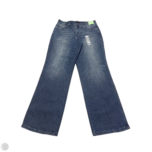 Jeans Straight By Judy Blue In Blue Denim, Size: 16
