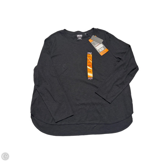 Top Long Sleeve Basic By Kirkland In Black, Size: Xxl