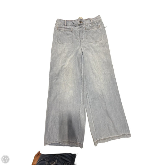 Jeans Wide Leg By Happily Grey In Blue Denim, Size: M