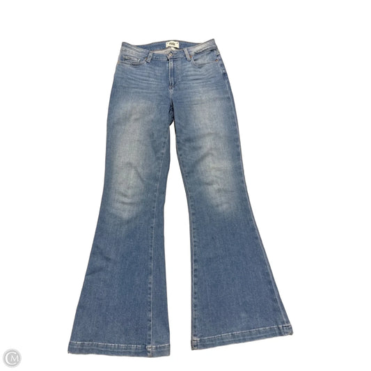 Jeans Boot Cut By Paige In Blue Denim, Size: 4