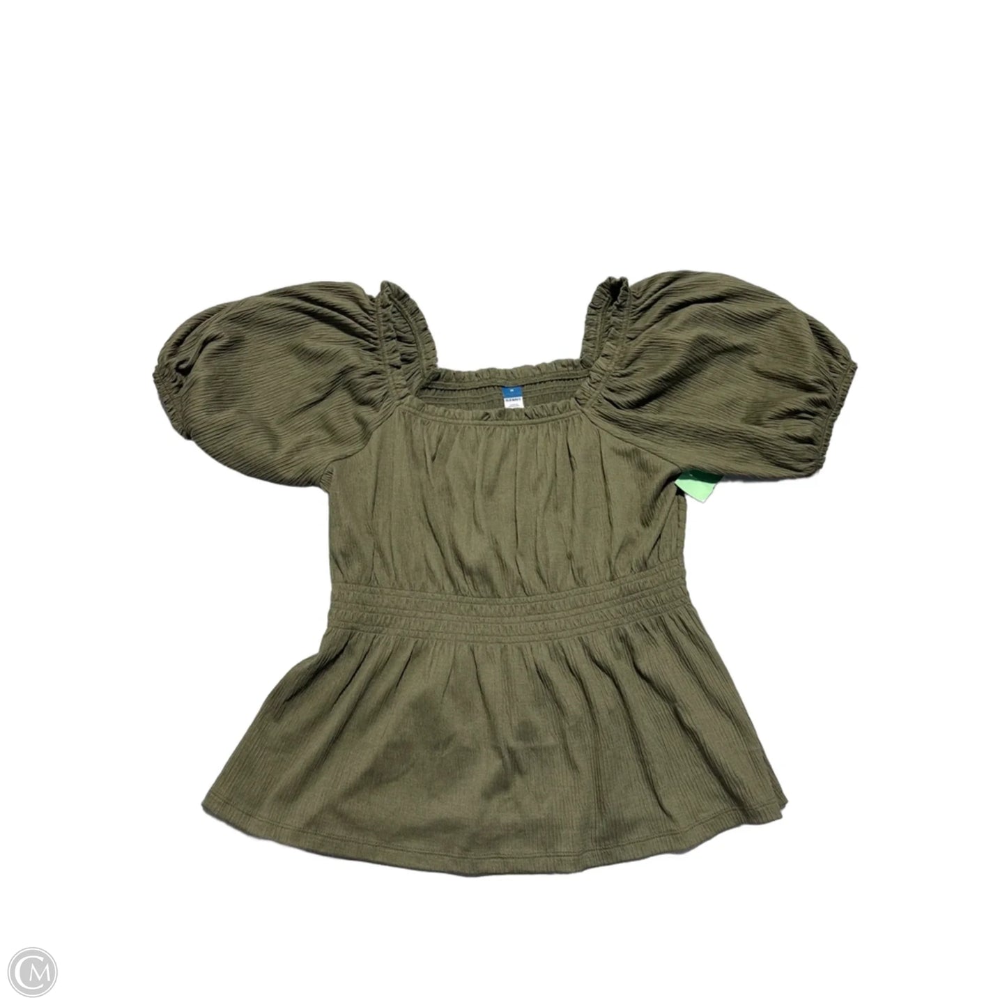 Top Short Sleeve By Old Navy In Green, Size: M