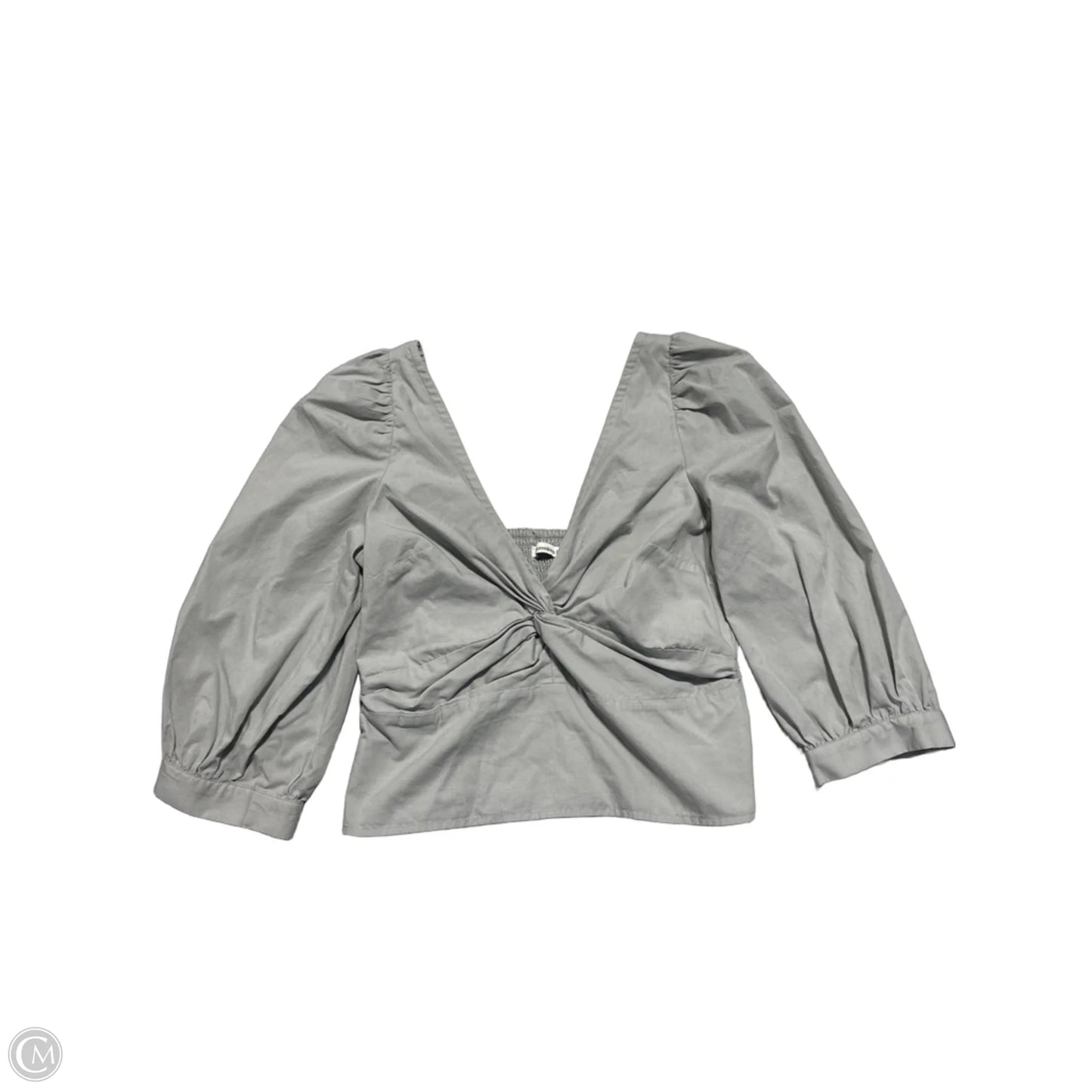 Top 3/4 Sleeve By Abercrombie And Fitch In Green, Size: M
