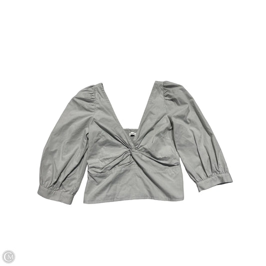 Top 3/4 Sleeve By Abercrombie And Fitch In Green, Size: M