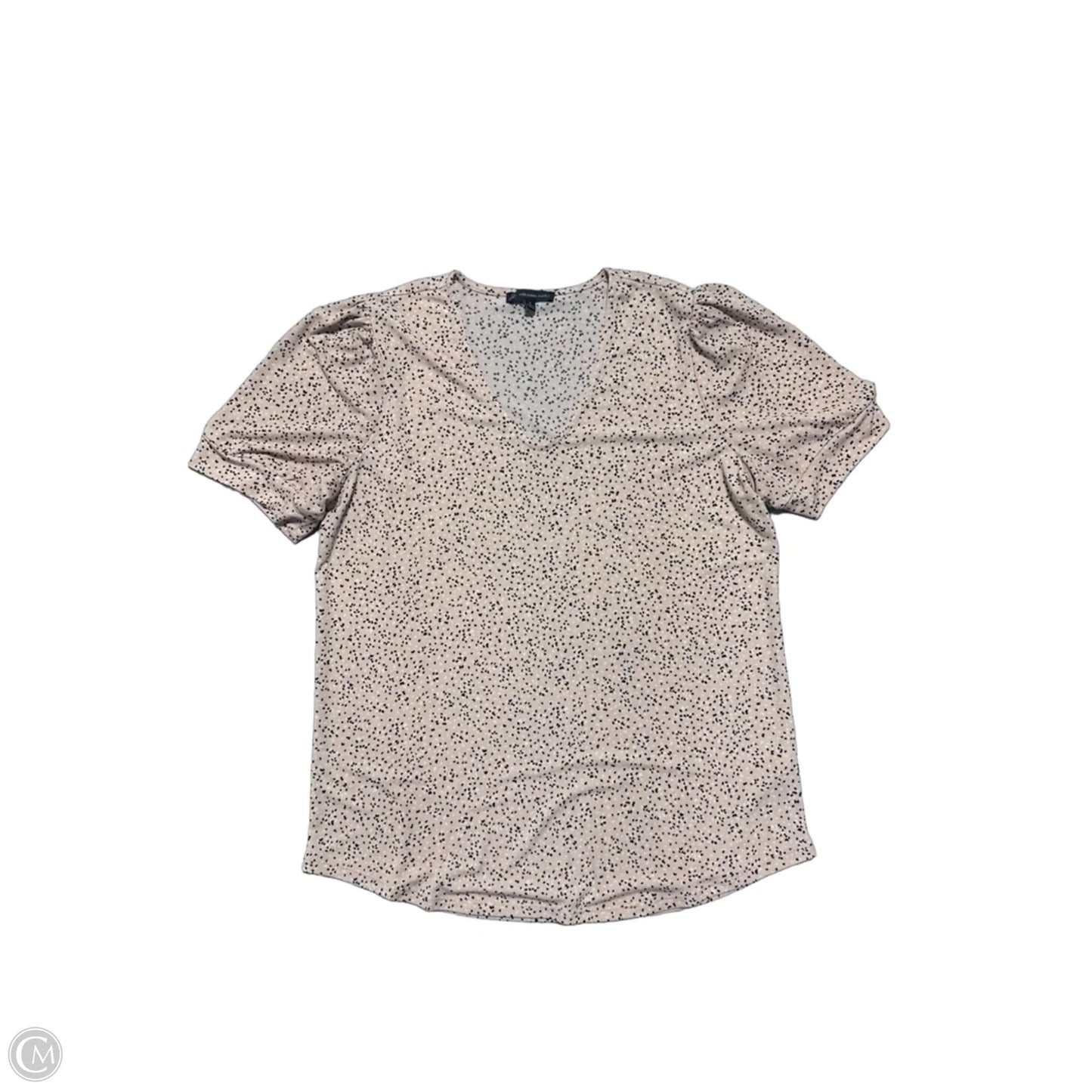 Top Short Sleeve By Adrianna Papell In Pink, Size: S