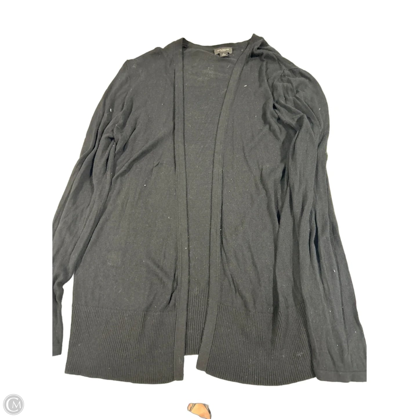 Cardigan By Ann Taylor In Black, Size: L