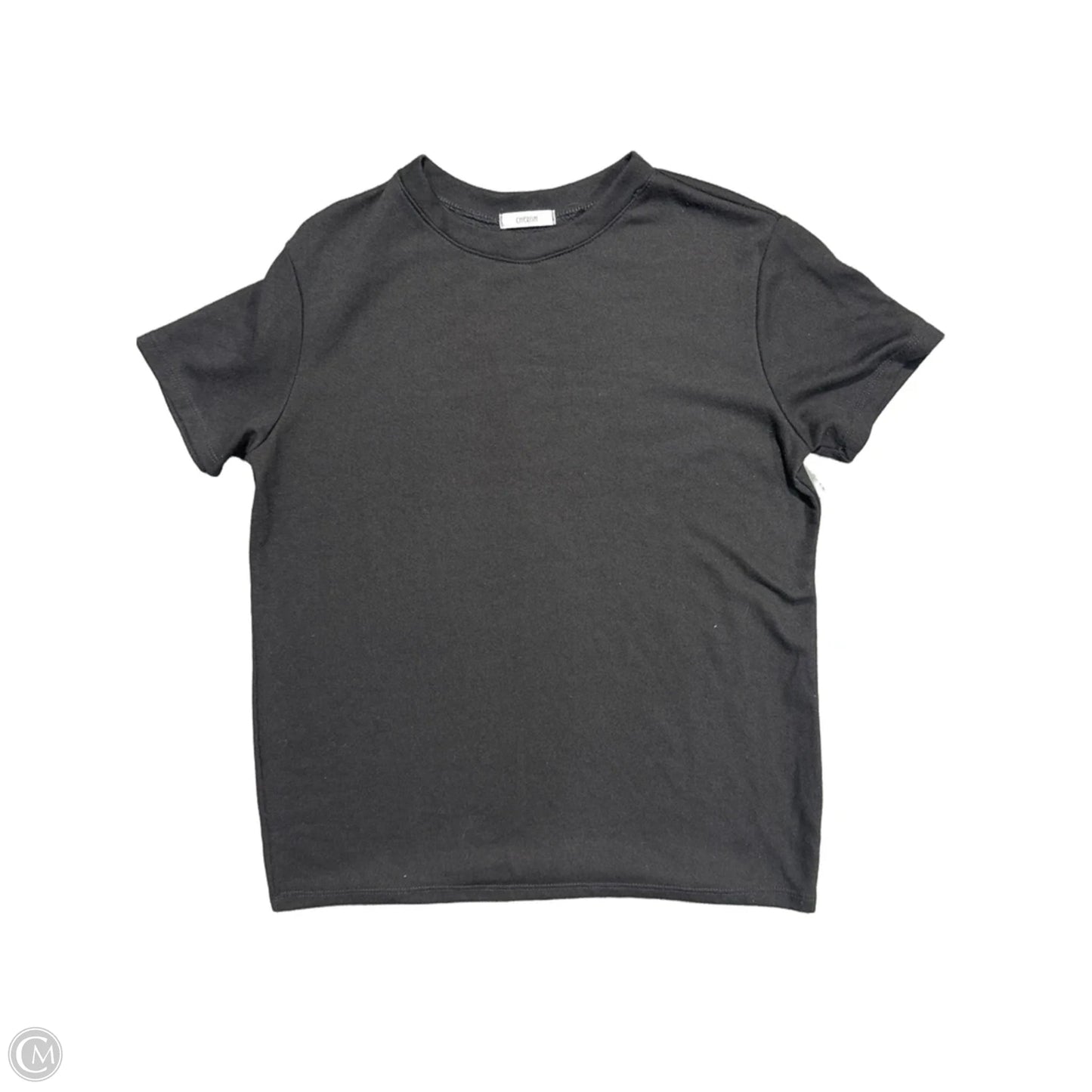 Top Short Sleeve Basic By Cherish In Black, Size: M