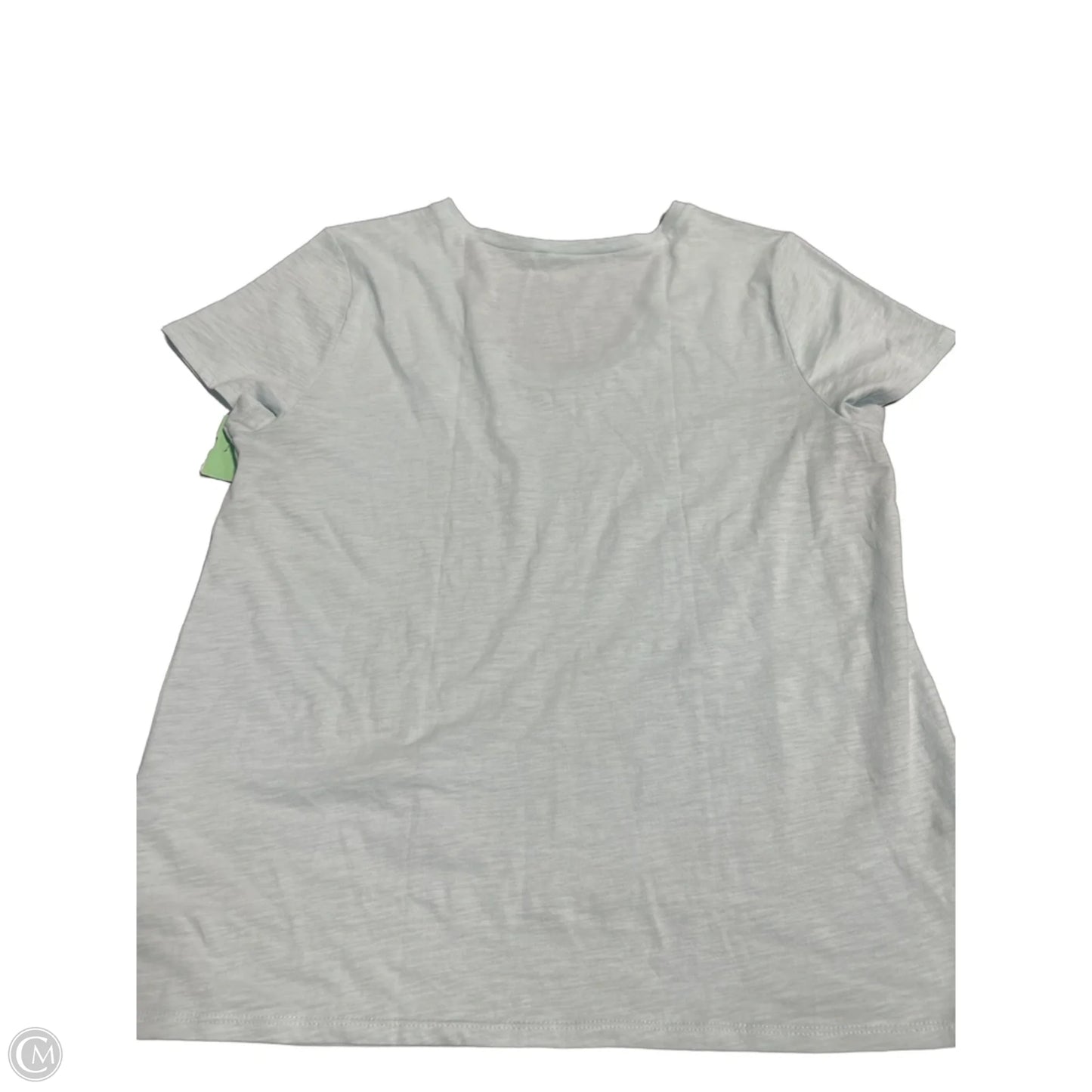 Top Short Sleeve Basic By Loft In Green, Size: L