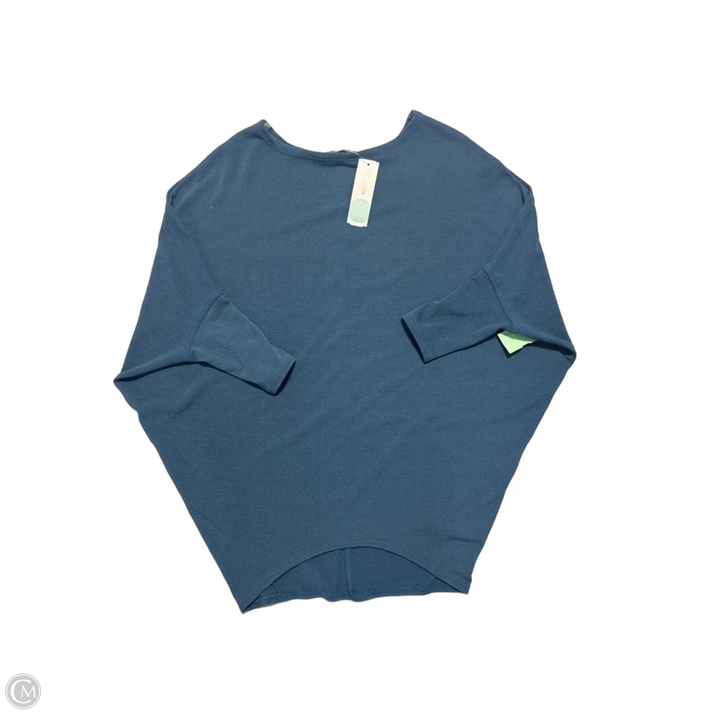 Top 3/4 Sleeve By Jolie In Teal, Size: M