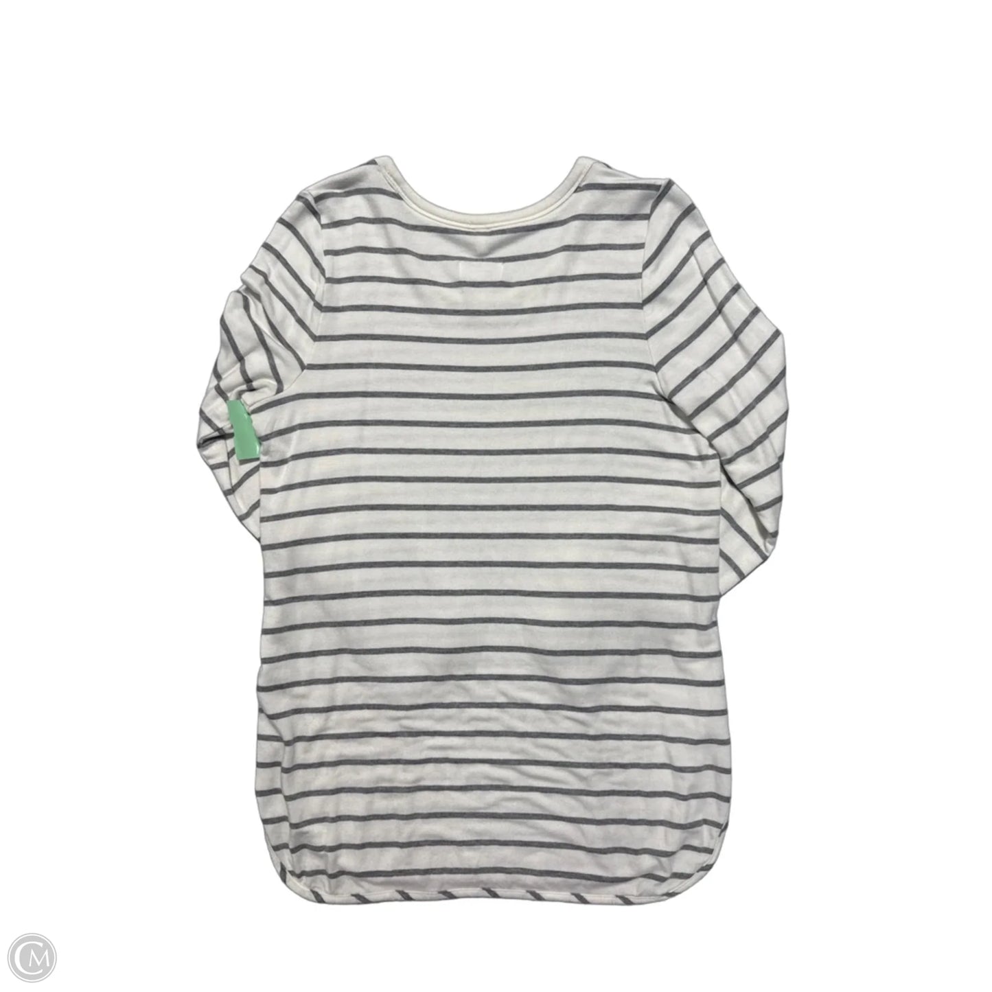 Top Long Sleeve By Market & Spruce In Striped Pattern, Size: M