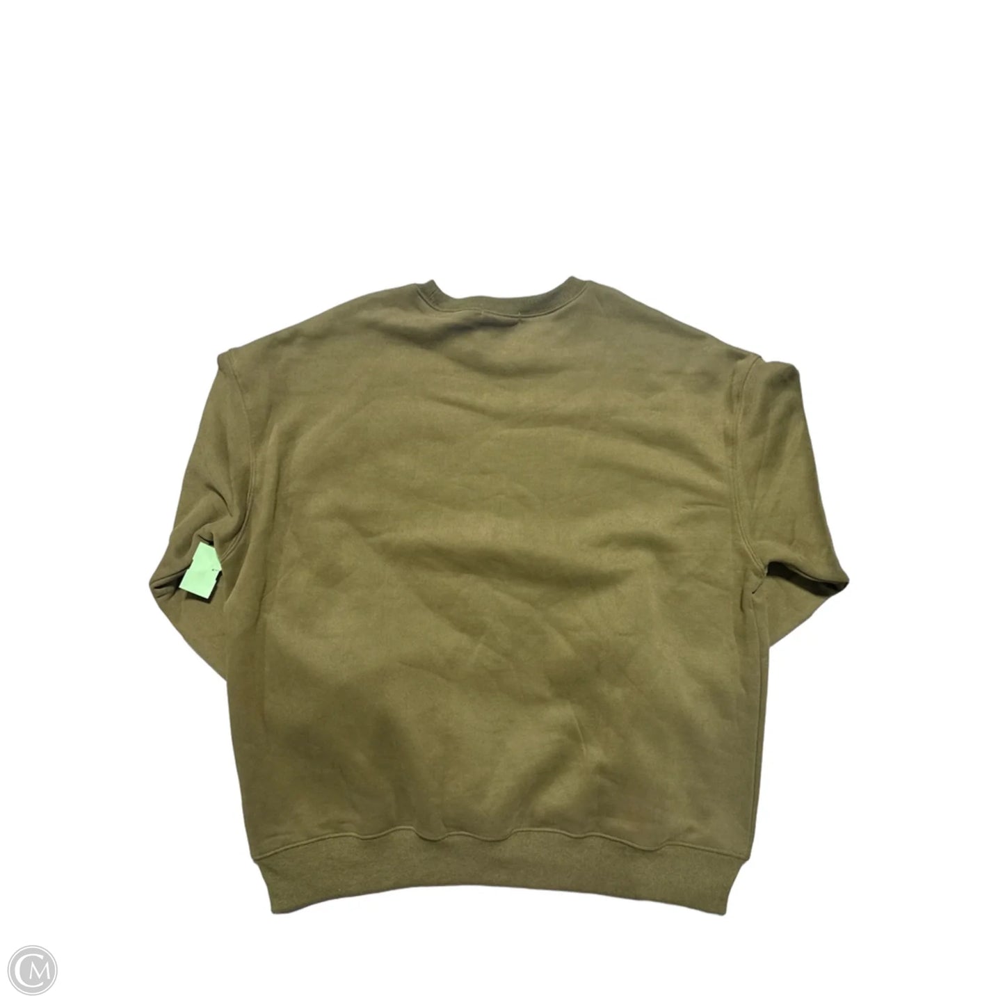 Sweatshirt Crewneck By Trendy Queen In Green, Size: L