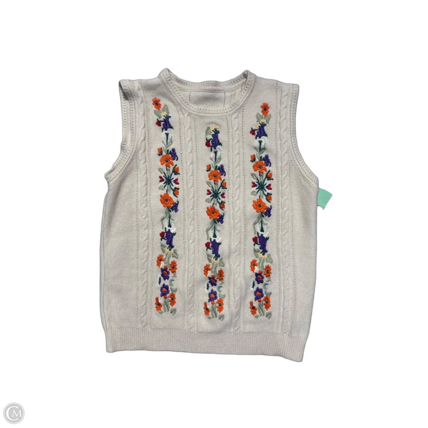 Sweater By Cmc In Cream, Size: L