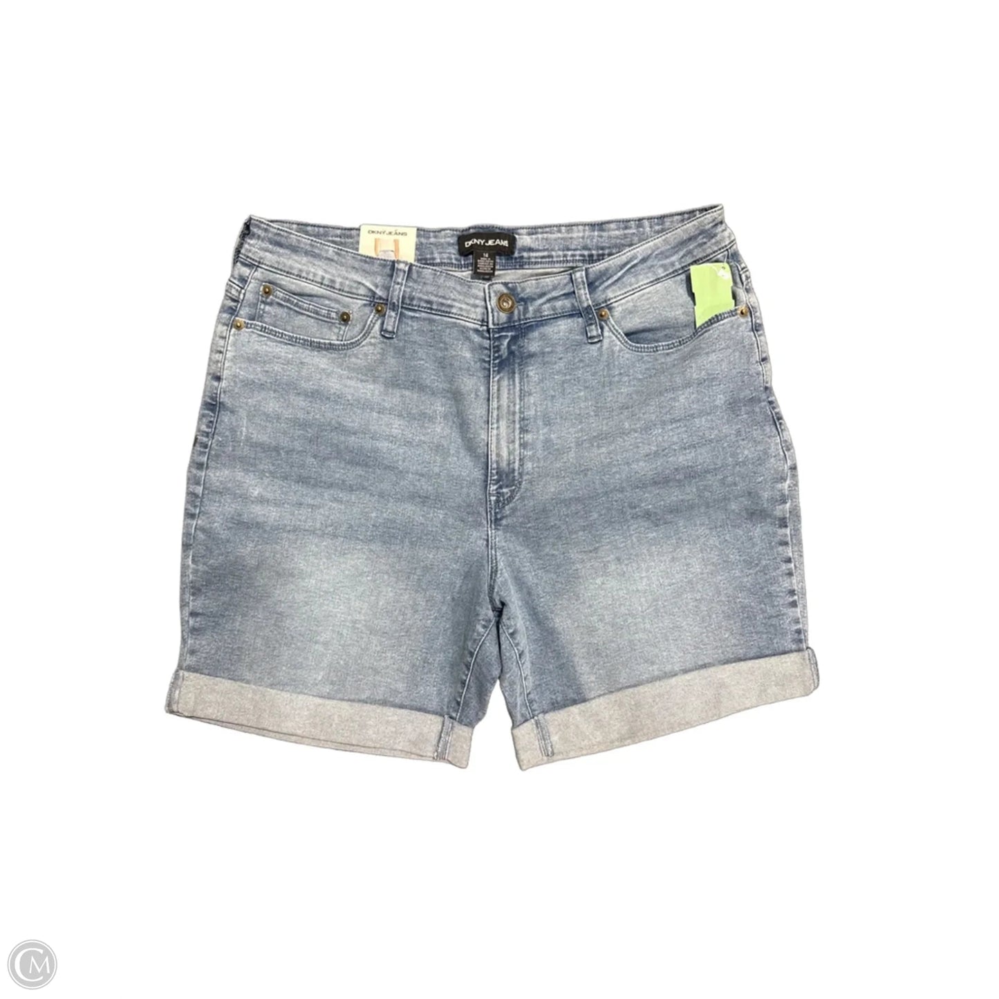 Shorts By Dkny In Blue Denim, Size: 14
