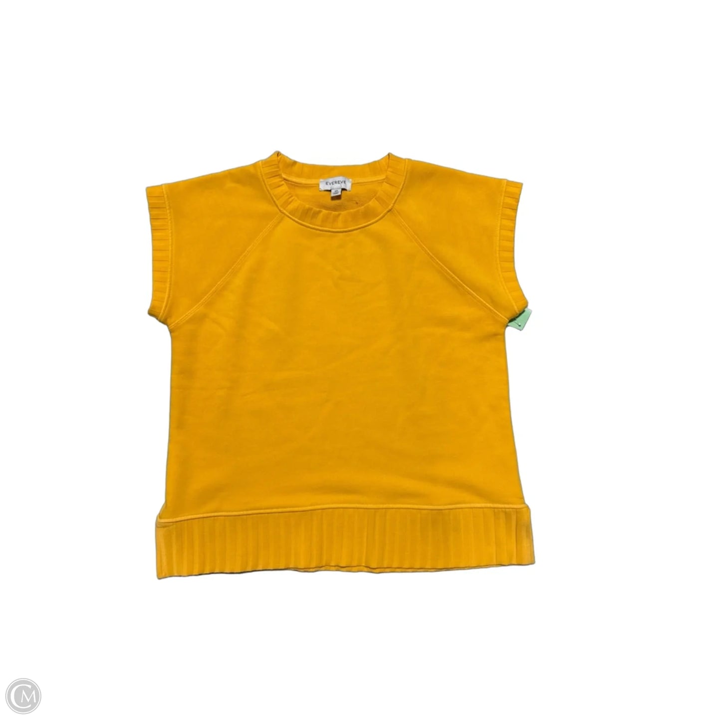 Top Short Sleeve By Evereve In Orange, Size: Xs