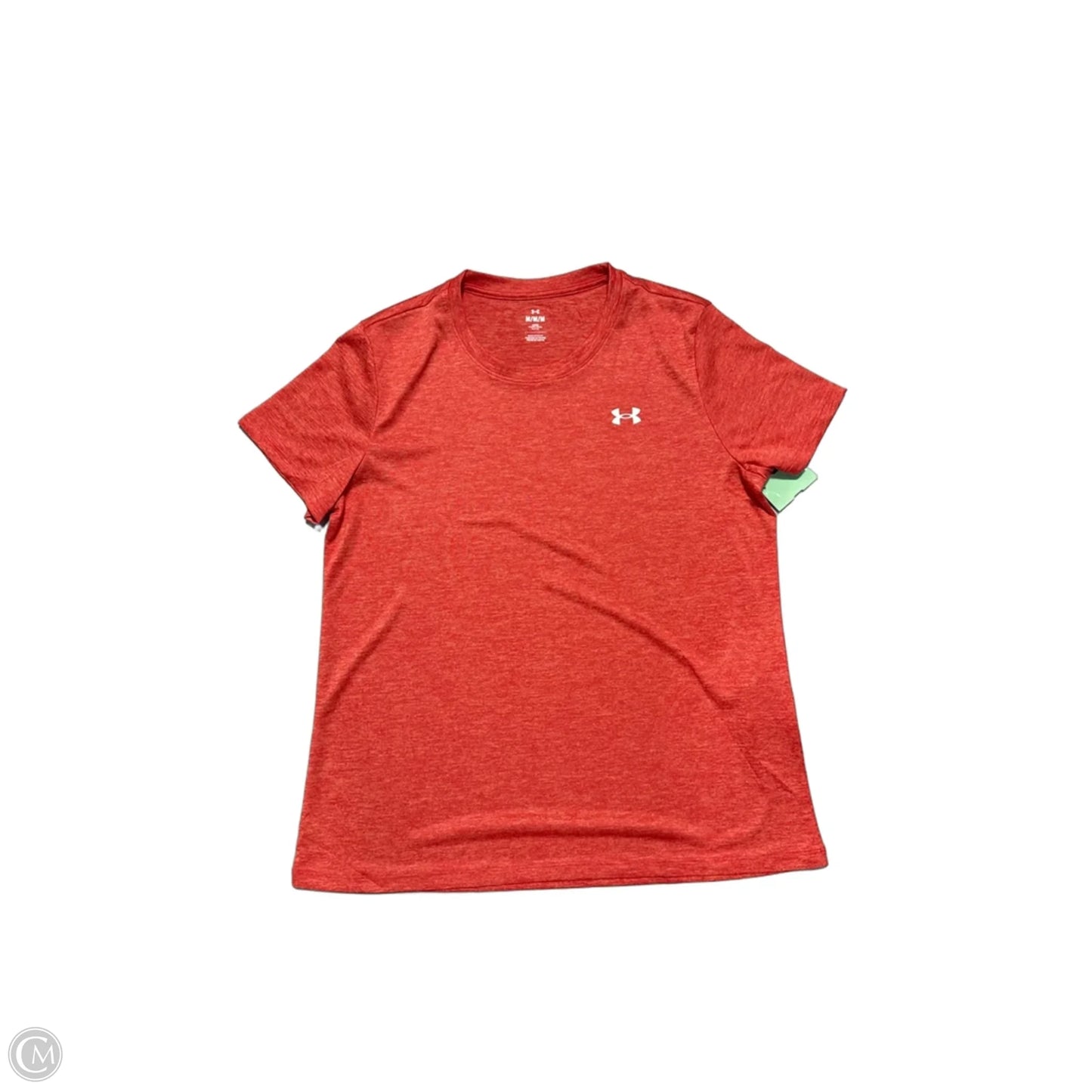 Top Short Sleeve By Under Armour In Red, Size: M