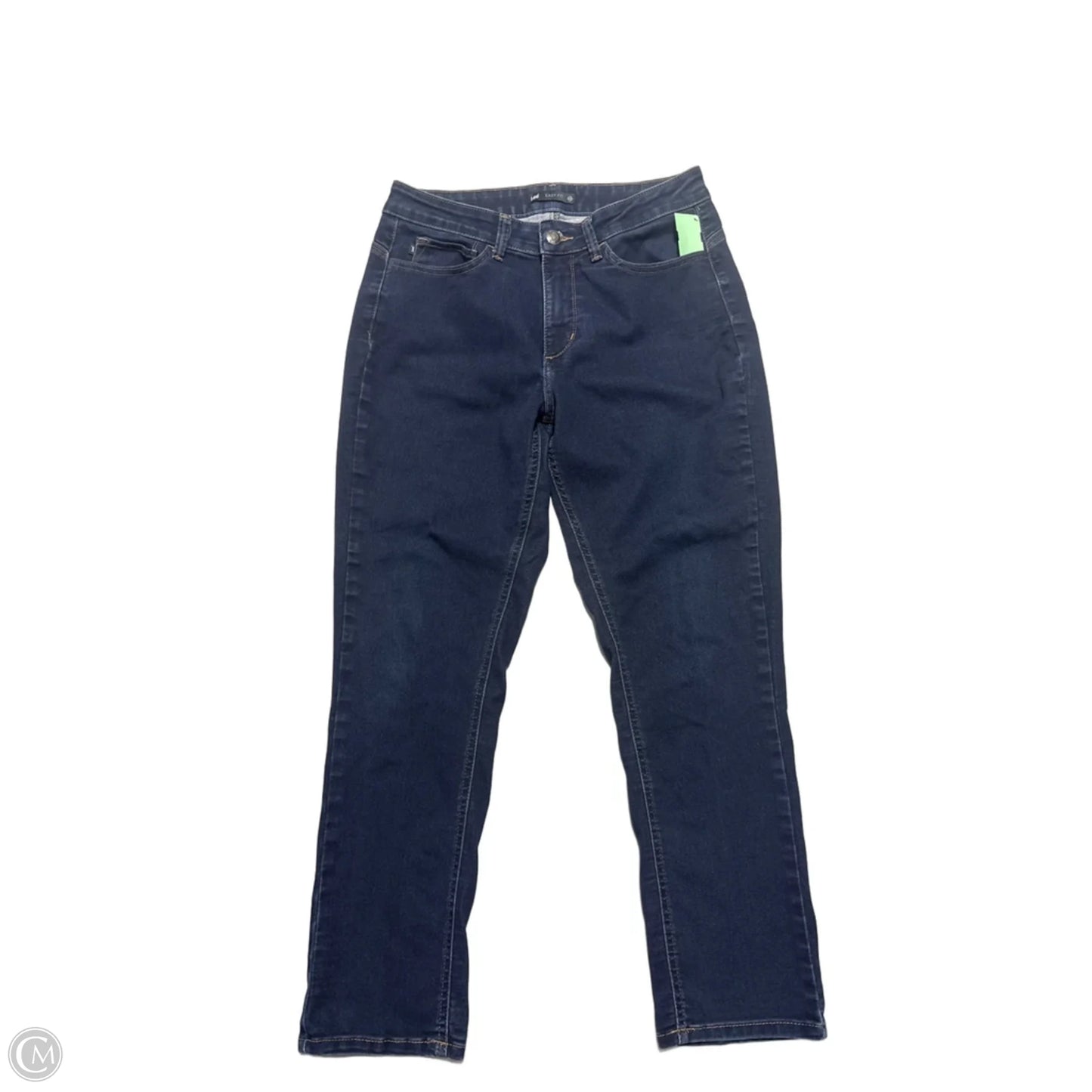 Jeans Straight By Lee In Blue Denim, Size: 14p