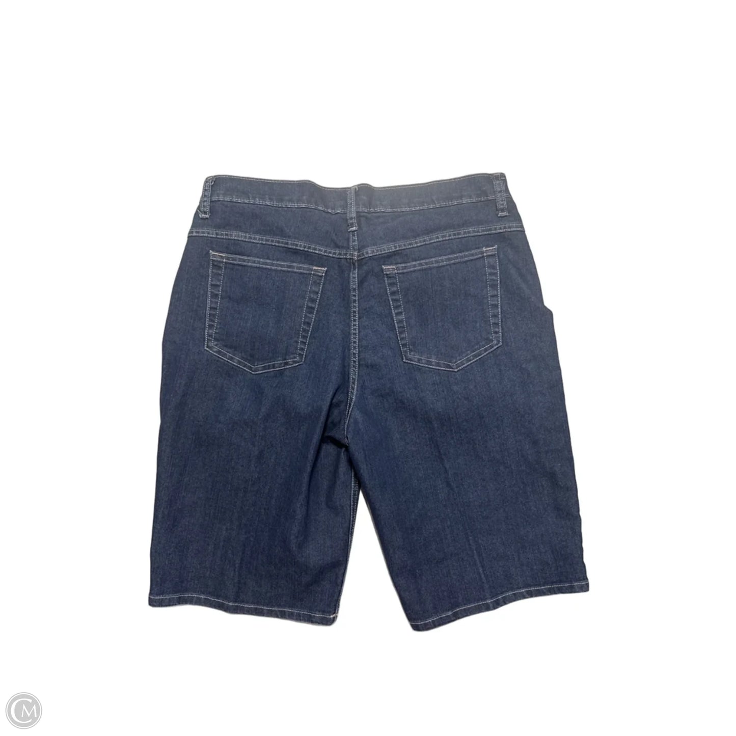 Shorts By Riders In Blue Denim, Size: 14