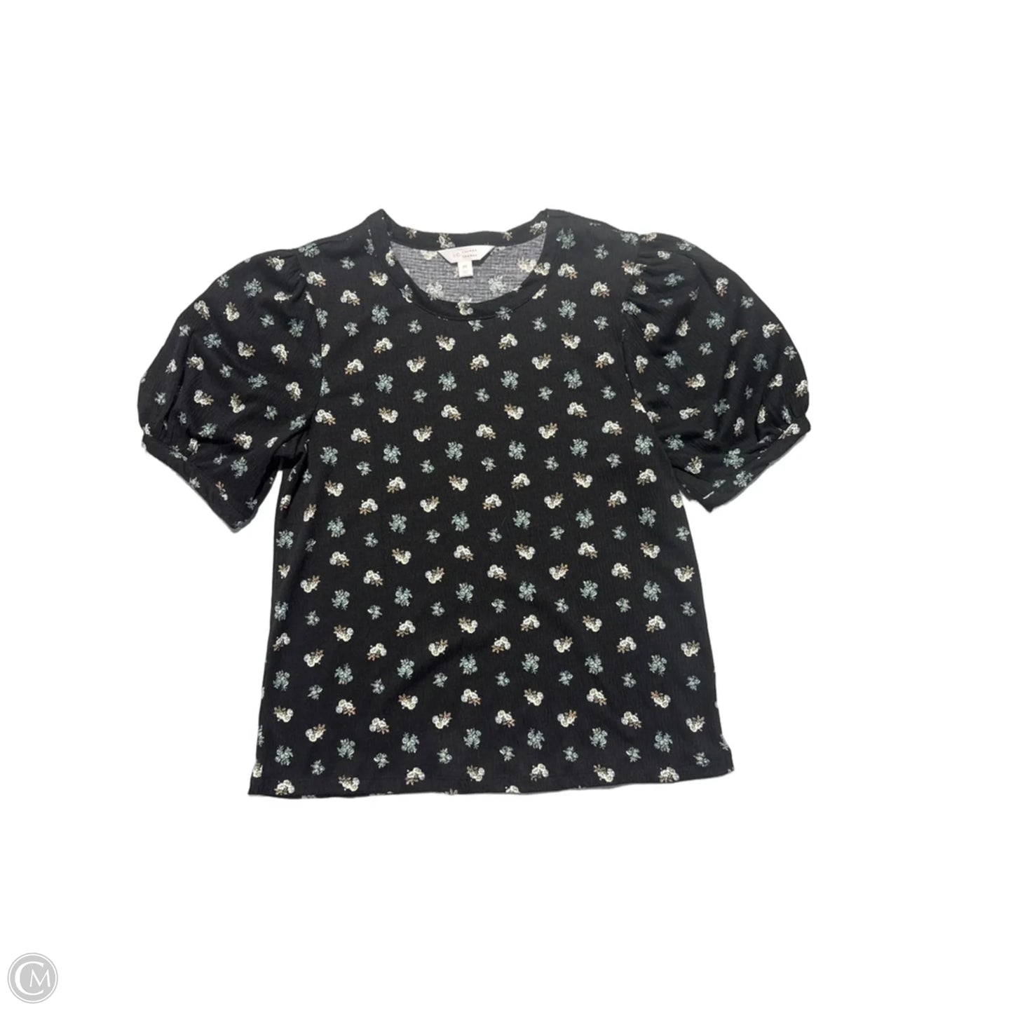 Top Short Sleeve By Lc Lauren Conrad In Black, Size: M