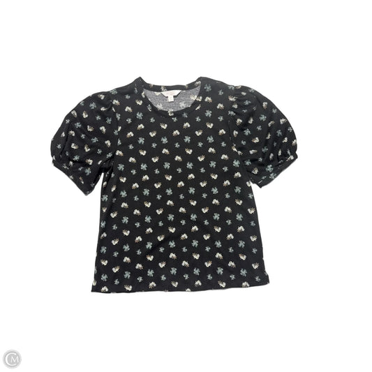 Top Short Sleeve By Lc Lauren Conrad In Black, Size: M