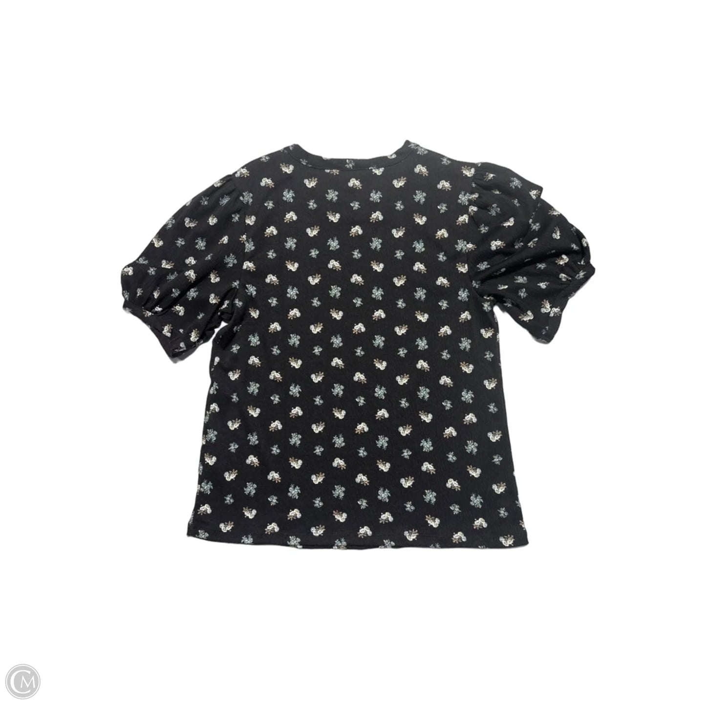 Top Short Sleeve By Lc Lauren Conrad In Black, Size: M