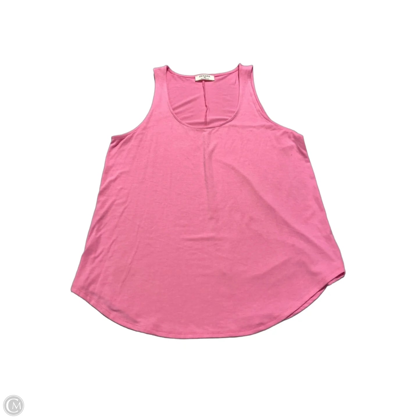 Tank Top By Zenana In Pink, Size: Xl