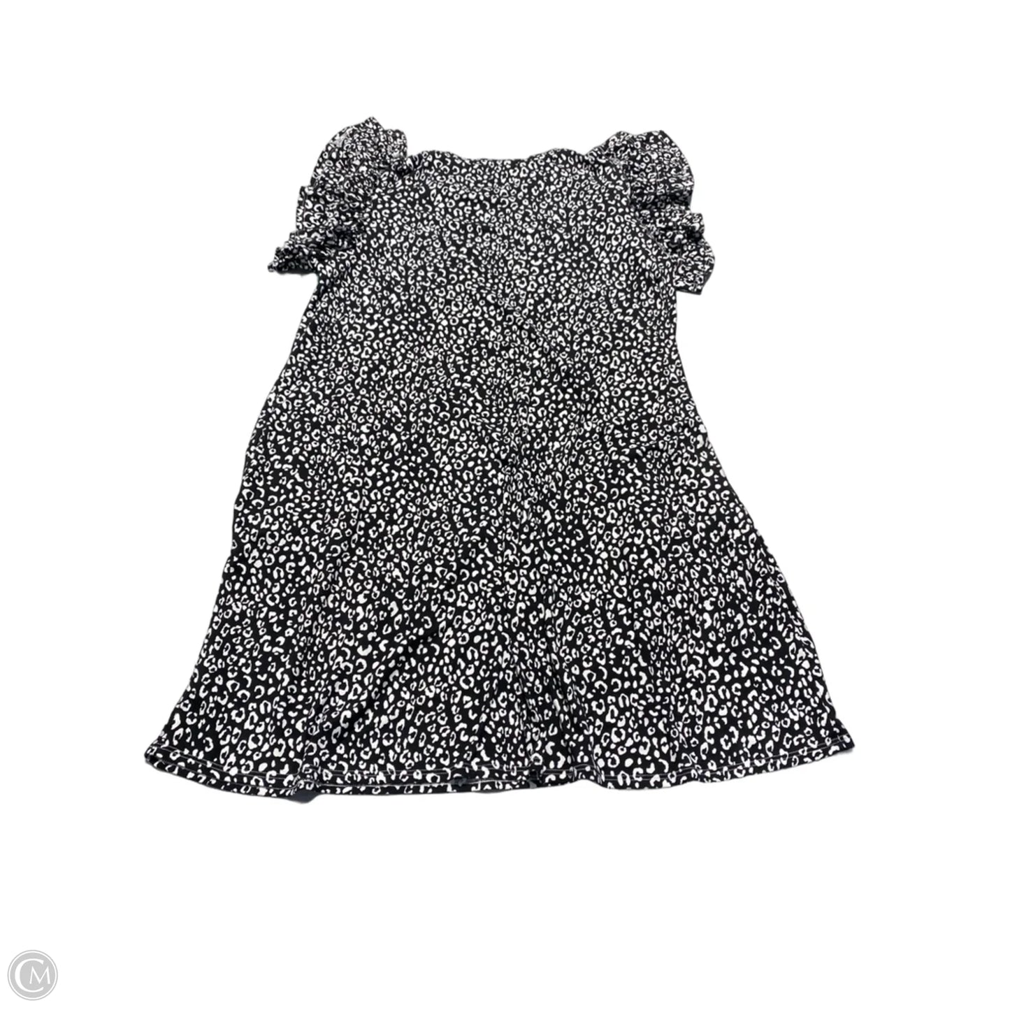 Dress Casual Midi By Perfect Peach In Black & White, Size: Xl