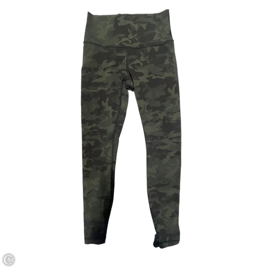 Athletic Leggings By Lululemon In Camouflage Print, Size: 6