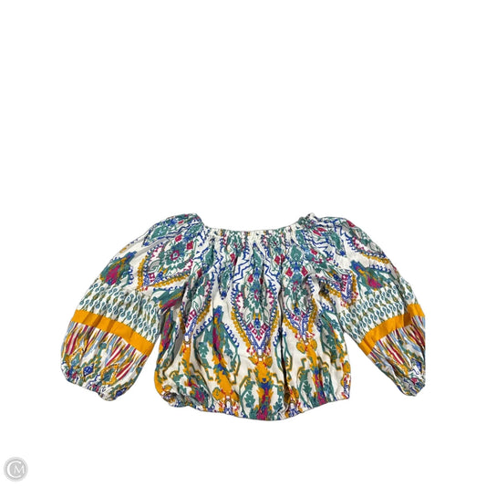 Top Long Sleeve By Christian Siriano In Multi-colored, Size: S