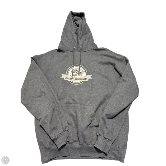 Top Long Sleeve By Champion In Grey, Size: L