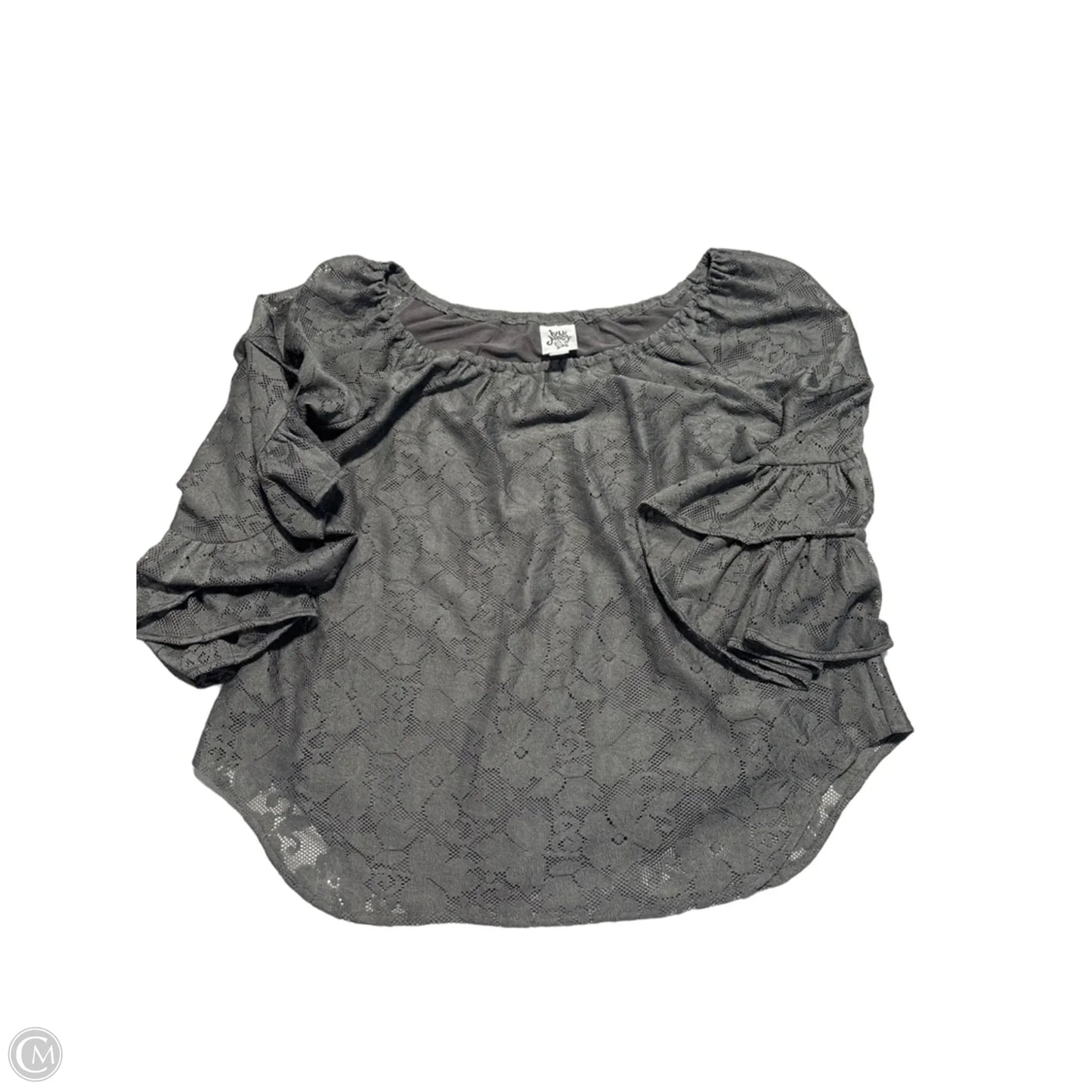 Top 3/4 Sleeve By Ivy Jane In Green, Size: L