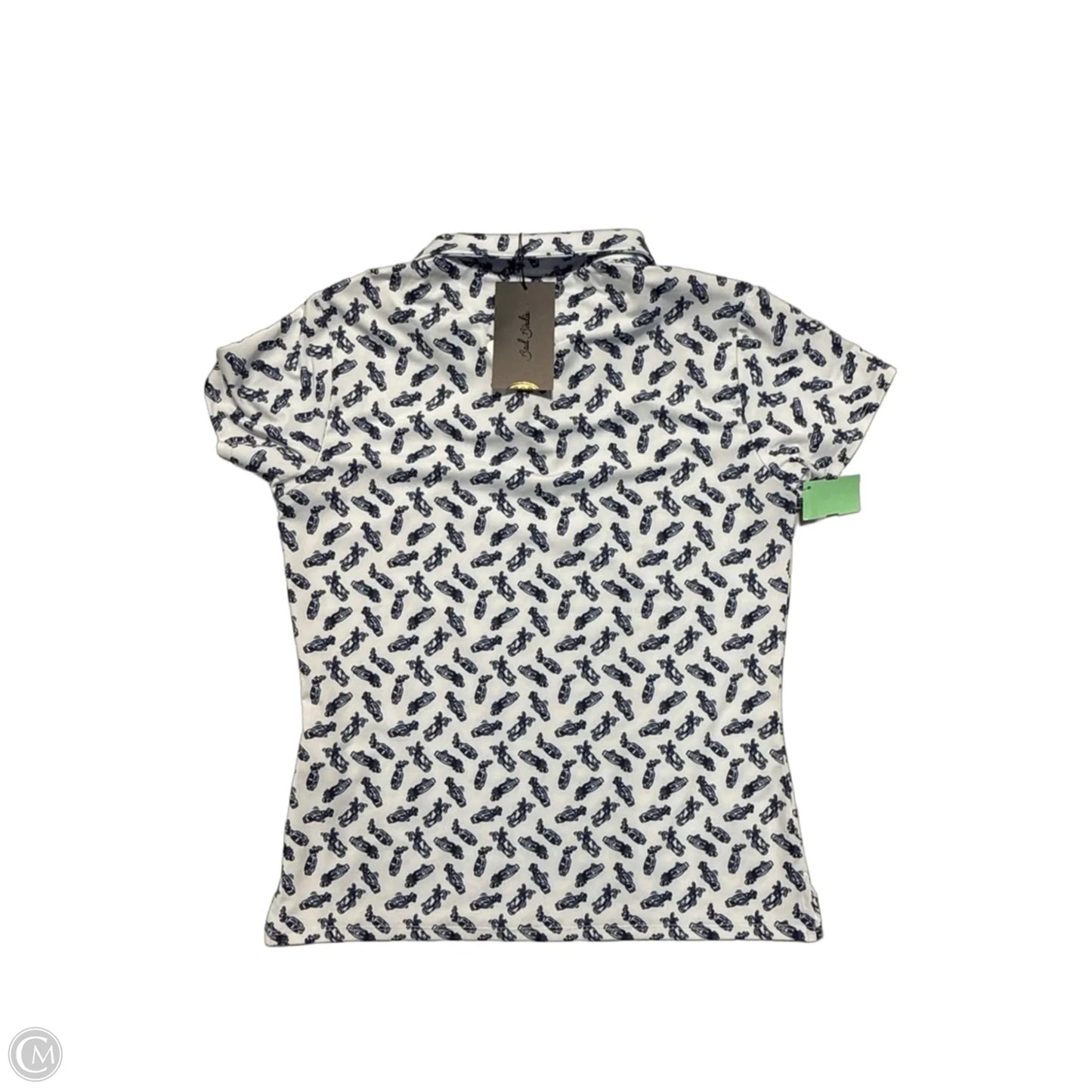 Athletic Top Short Sleeve By Cmc In White, Size: M
