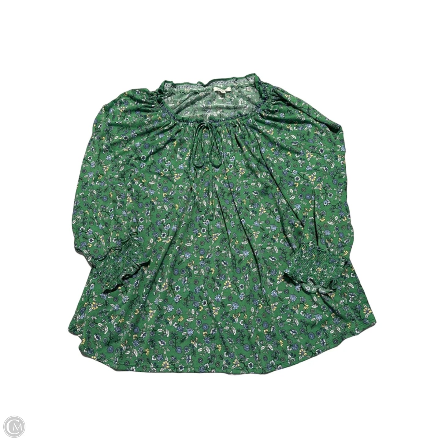 Top Long Sleeve By Max Studio In Green, Size: 2x