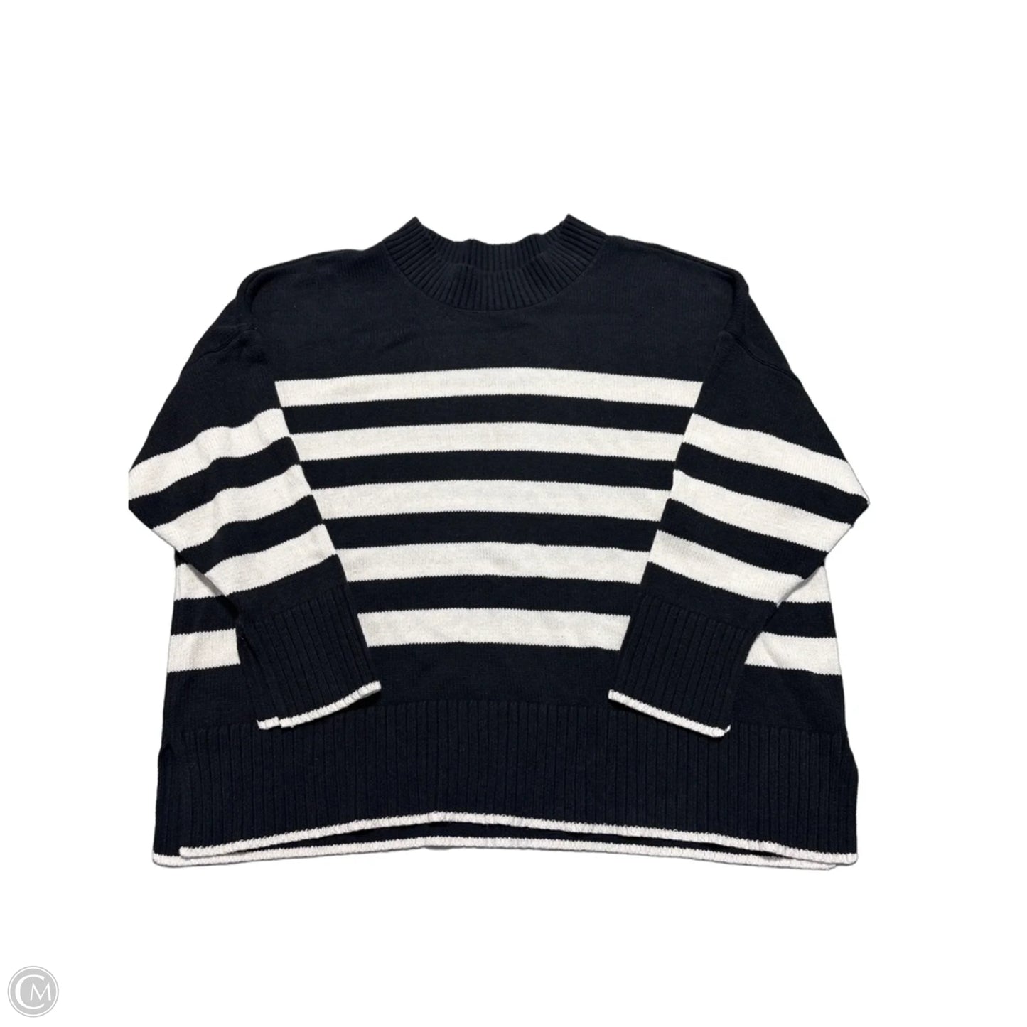 Sweater By Sonoma In Black & White, Size: 2x