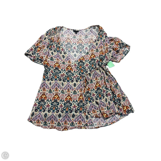 Top Short Sleeve By Torrid In Multi-colored, Size: L