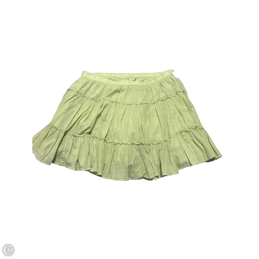 Skirt Mini & Short By American Eagle In Green, Size: Xxl