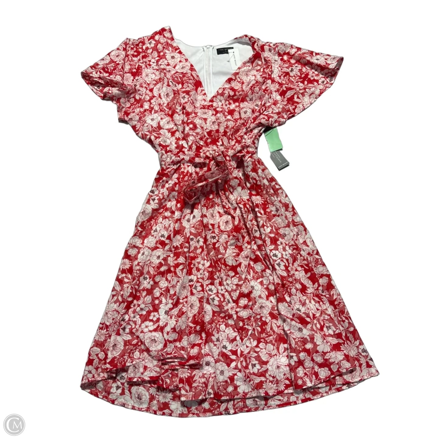 Dress Casual Short By Lane Bryant In Red & White, Size: 2x