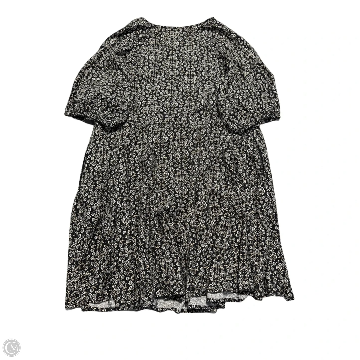 Dress Casual Midi By Universal Thread In Black & White, Size: Xxl