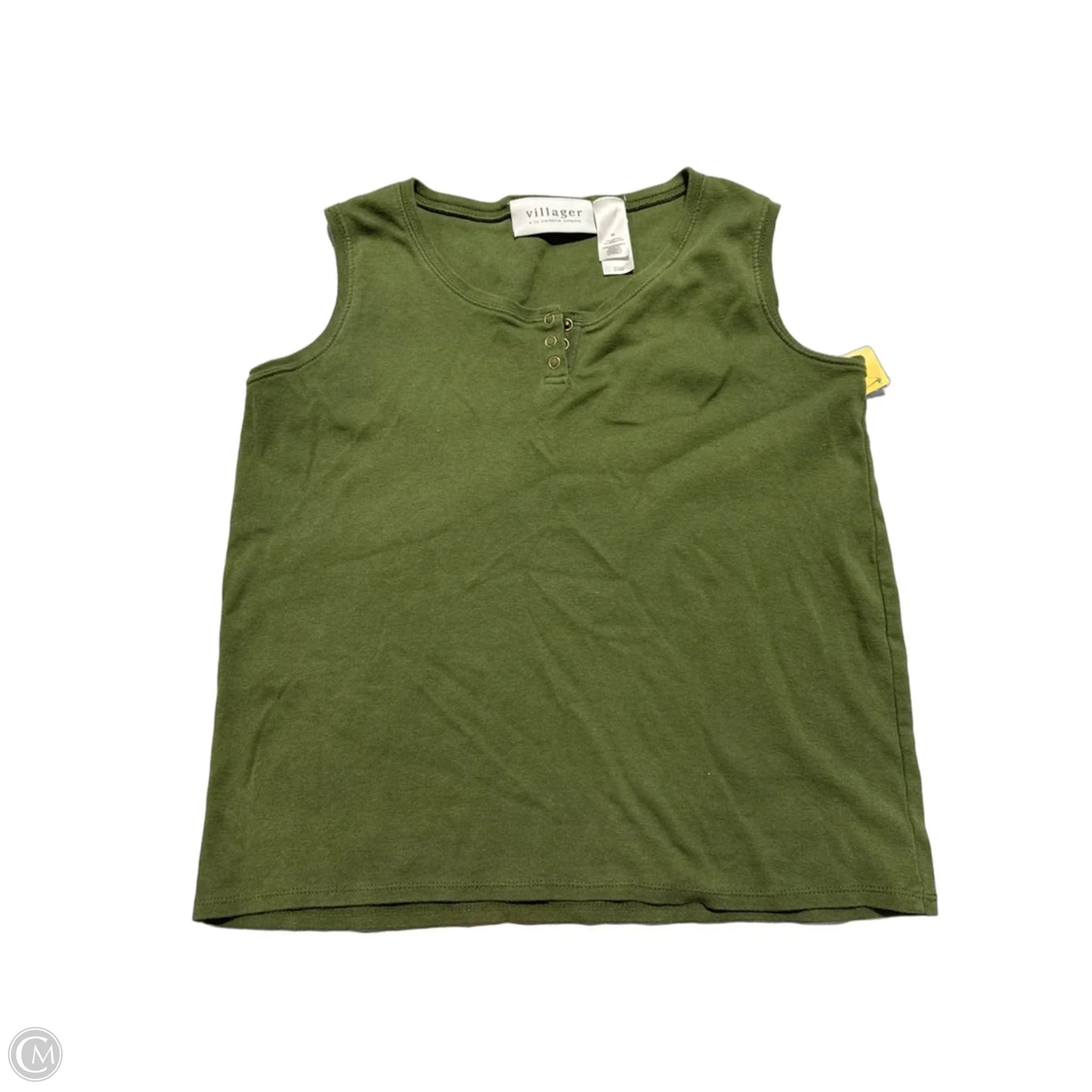 Tank Top By Villager By Liz Claiborne In Green, Size: M